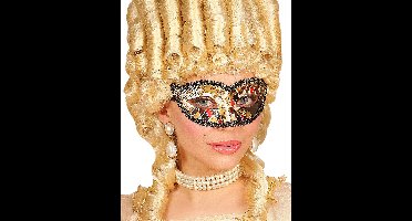 WIDMANN - Venetiaans harlekijn oogmasker voor volwassenen