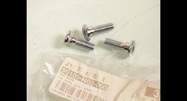 Boutjes en moeren origineel voor Scooter Sym 125 Orbit 2007 90105-N02 / 90106-N02-000-XS M8 L26mm Nieuw
