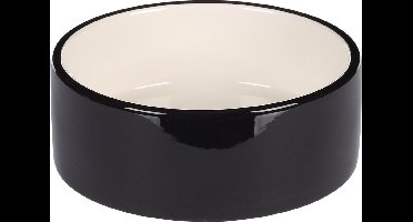 Flamingo Rocky - Eet- En Drinkpot Honden - Eet-en Drinkpot Hond Rocky Keram. Zwart Rond 400ml 13x4,5cm - 1st - 133755 - 1st