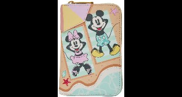 Loungefly Mickey & Minnie Beach Fun Zip Around Wallet Wallets