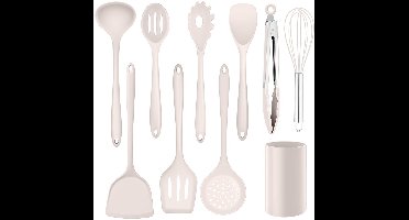Boraboi® Complete Set Siliconen Keukengerei met Houder voor Veilige Kookervaring