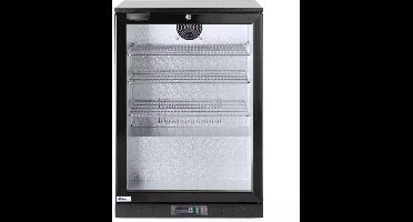 Hendi Arktic Backbar Koelkast - Enkele Deur - 105L - Zwart - +0°C/+10°C - 220-240V/120W - 600x530x865mm - Horeca Koelkast