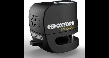 Fietsslot – Oxford micro xa5 alarm disc slot - black – Zwart