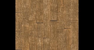 PLANKEN BEHANG - Bruin - AS Creation Best of Wood'n Stone