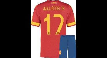 Williams Spanje Voetbaltenue - Voetbal Tenue Kinderen - Shirt en Broekje - Jongens en Meisjes - Volwassenen - Heren en Dames - Maat 140