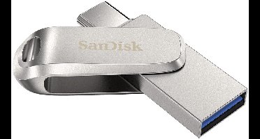 SanDisk Ultra Dual Luxe USB-stick smartphone/tablet Zilver 512 GB USB-C USB 3.1 (Gen 1)