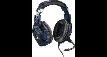 Trust GXT 488B Forze - Gaming Headset - Bedraad - 50mm Drivers - Over-ear - Camo Blauw