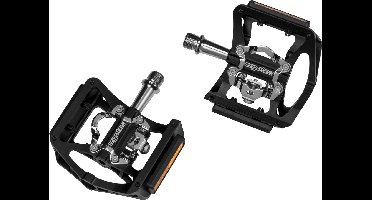 Ergotec Klikpedalen Superlight Spd 9/16 Inch Set Zwart