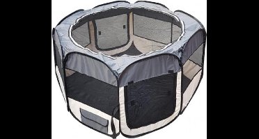 Topmast Puppyren Nylon Grijs - 8 hoekig