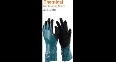 PSP Sandy Chem 40-280 chemisch bestendige handschoen - maat 11