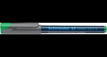 universele marker Schneider Maxx 220 S permanent groen doos met 10 stuks