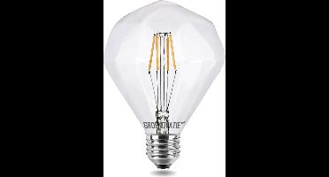 Groenovatie LED Filament Diamant E27 Fitting - 4W - 150x114 mm - Extra Warm Wit - Dimbaar