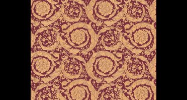 KLASSIEK BAROK ORNAMENTEN BEHANG - Bruin Rood Goud - AS Creation Versace 4