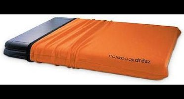 notebook dresz - rekbare beschermhoes voor laptops / tablets. Beschermt tegen krassen. Voor 15.6 inch laptops. Oranje.