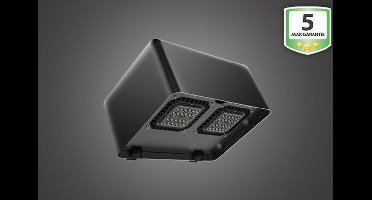 Groenovatie LED Terreinverlichting Pro - 100W - 385x400x260 mm - Waterdicht IP65 - Warm Wit