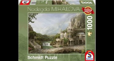 Nadegda Mihailova - Paleis in de bergen, 1000 stukjes Puzzel