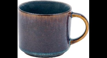 Cosy&Trendy Quintana Blue Koffiekop - D8xH6,7 cm - 22 cl - Set van 6