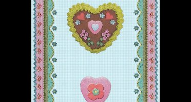 HARTJES BEHANG | Kinderkamer - meerkleurig - A.S. Création Be happy!