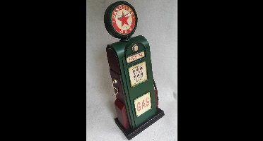 MadDeco - Blikken - spaarpot - vintage - benzinepomp - groen