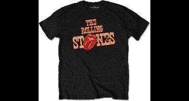 The Rolling Stones - Wild West Logo Heren T-shirt - M - Zwart