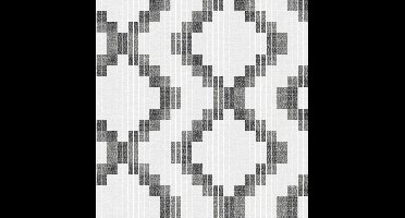 Eclipse Mosaic grijs/zwart behang (vliesbehang, grijs)