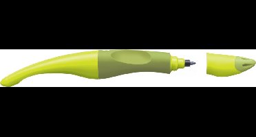 STABILO EASYoriginal - Ergonomische Rollerball - Linkshandig - Blauwe Inkt - Navulbaar - Lime/Groen