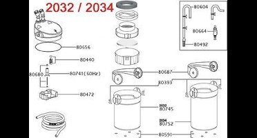Eheim filterpot voor 2231/2232