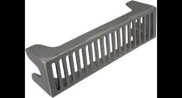 Starx Moprooster Gietijzer - Heel Steens Formaat - Muurrooster voor Ventilatie in Muren - Ook Bekend als Muurkastje of Luchtrooster - 220 x 60 mm - Grijs - 2 Jaar Garantie