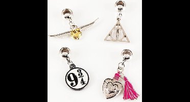 The Carat Shop Harry Potter Golden Snitch - Deathly Hallows - Love Potion - Platform 9 3/4 Bedelset