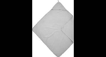 Meyco Baby Uni badcape - light grey - 80x80cm