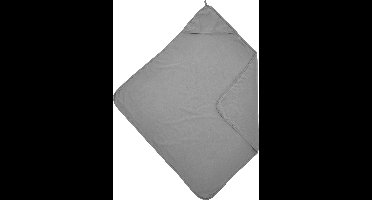 Meyco Baby Uni badcape - grey - 80x80cm