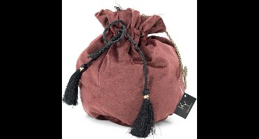 Tasje - Decoratie - Velvet - 30cm- incl kwastjes