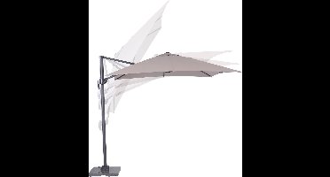 Hawaii parasol S - 250x250 cm - carbon black - zand