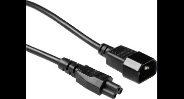ACT Netsnoer C14 - C5 zwart 2 m AK5028