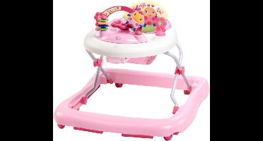 Babywalker roze Walk-A-Bout JuneBerry Delight Bright Starts loopstoel roos