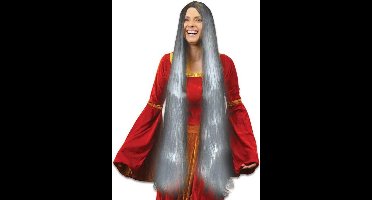 Witbaard Pruik Lady Godiva Polyester Grijs One-size