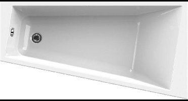 Ligbad Allibert Spacy 170x90 cm Rechts Asymmetrisch