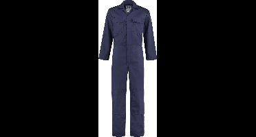 EM Workwear Overall Vlamvertragend 100% Katoen Navy Maat 52