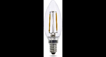 Groenovatie LED Filament Kaarslamp E14 Fitting - 2W - Warm Wit - 98x35 mm - Dimbaar