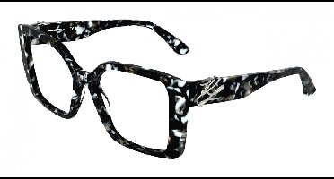 Karl Lagerfeld KL6241 Marble black 54/17/140 WOMAN Brilmonturen