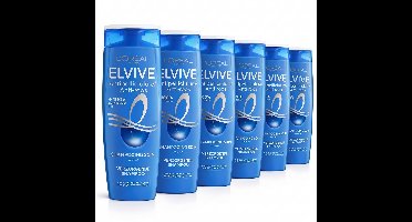 6x L'Oréal Elvive Shampoo 300 ml Anti Roos