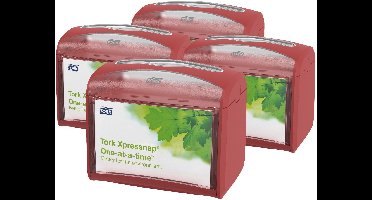 Tork 272612 Xpressnap Tabletop, dispenser rood, N4 Signature Line (272612)