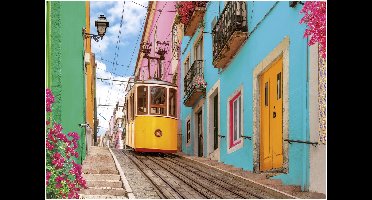 Educa legpuzzel Colourful Lisbon 1000 stukjes volwassenen puzzel.