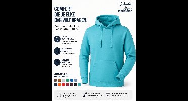 James And Nicholson Heren Basis Hoodie (Turquoise)