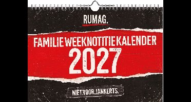 Rumag Familie weeknotitiekalender 2027 oblong
