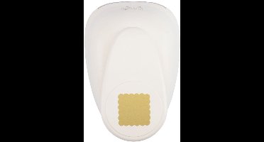 Vaessen Creative Pons - Figuurpons - Vierkant Geschulpt - 5,7 x 5,7 cm