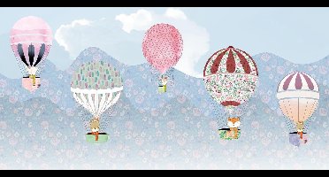 Komar Pure | happy balloon | kinderkamer | fotobehang op vlies 500x250cm