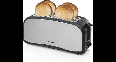 Tristar Broodrooster BR-1046 - 1400W - 7 Bruiningsniveau's - 2 Broodsleuven voor 4 boterhammen - RVS