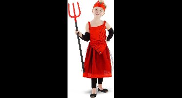 Dracula Jurk Kind - Carnavalskleding - Size M - 116/128 - 6-8 jaar