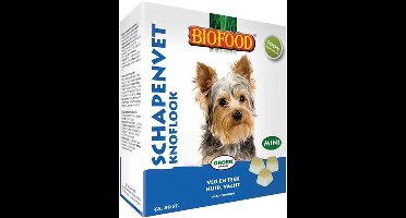 Biofood Schapenvet - Mini Bonbons - Knoflook - 80 stuks